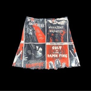 Dolls Kill Horror Graphic Print Women's Skirt